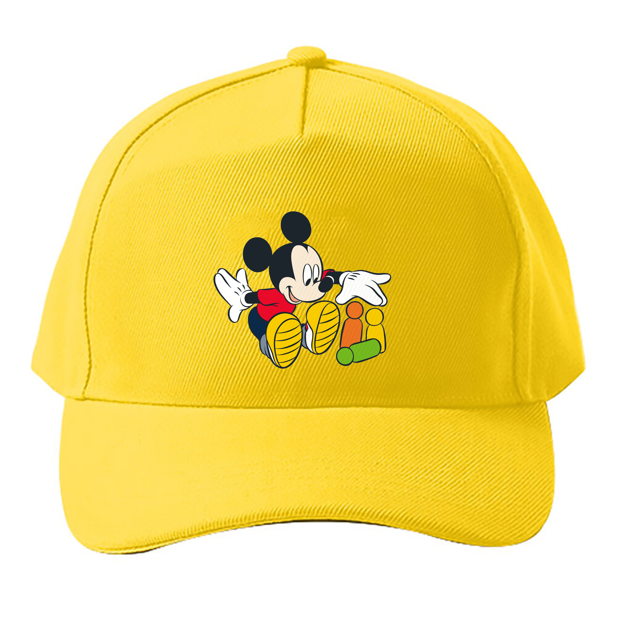 （画像用） ミッキーマウス Mickey Mouse ベースボールキャップ 綿100％ 男女兼用 帽子 スポーツ